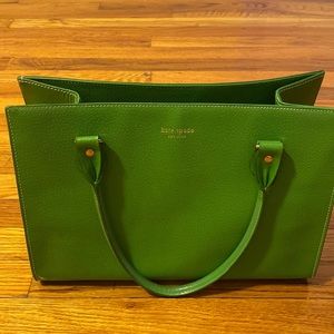 Green Kate Spade Tote Bag